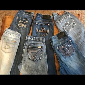 6 Pairs of womens Seven7 Bootcut Jeans!